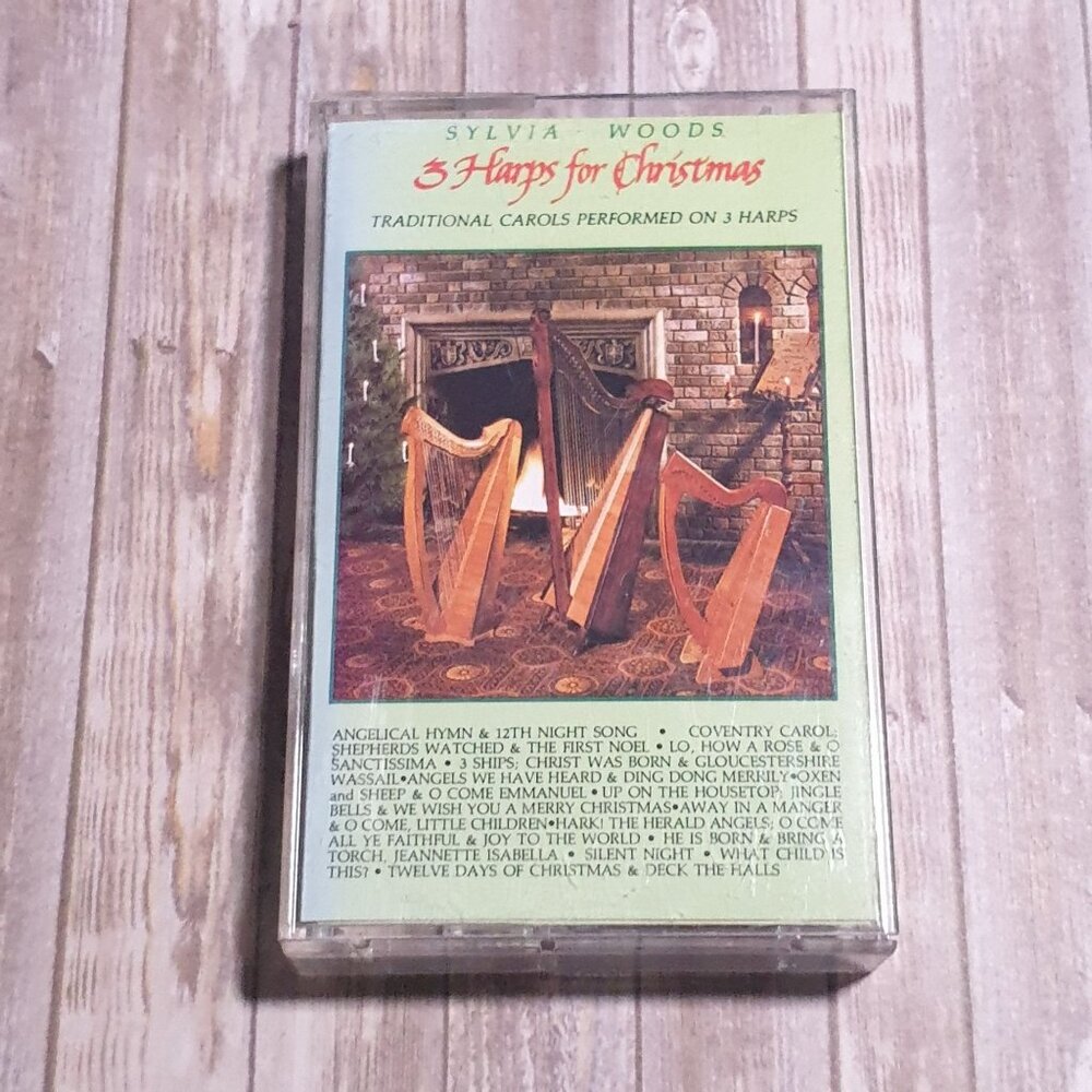 Sylvia Woods "3 Harps For Christmas" Cassette